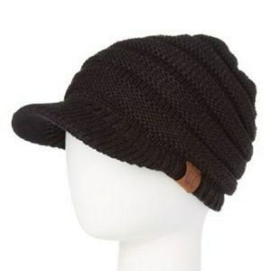 Black CC beanie